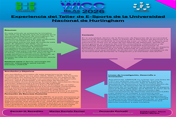 Experiencia del Taller de E-Sportsde la Universidad Nacional de Hurlingham